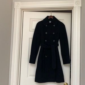 Jcrew pea coat, black
